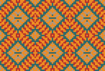 Geometric Pattern Islamic Geometric Pattern Backgroundfolk Embroidery, Aztec Geometric Ornament Print. Design for Carpet, Wallpaper, Clothing, Wrapping, Fabric