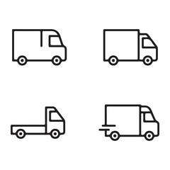 Transport Car icon vector set 