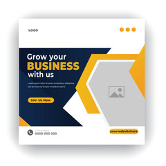 Digital business marketing social media post & web banner corporate business marketing
social media post and web design template