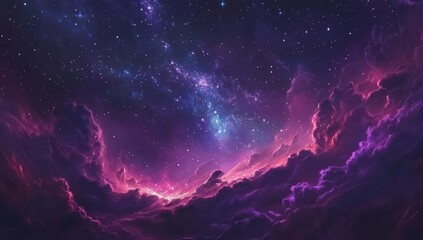 Obraz premium Wallpaper galaxy starry sky background,Stock