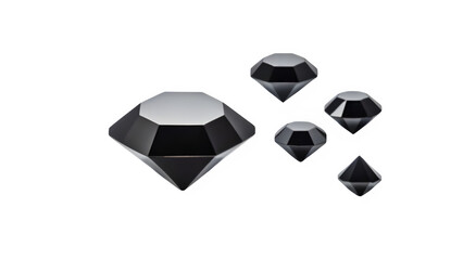 raw black diamond gem