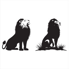 lion head isolated on white,head, lion, animal, vector, cartoon, wild, illustration, tattoo, cat, wolf, dog, mammal, mascot, face, isolated, black, silhouette, symbol, art, white, nature, animals, 