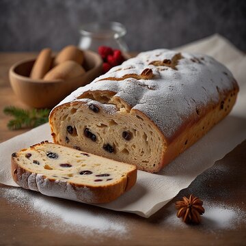 Stollen Weihnachten. Generative AI Technologie