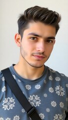 portrait of an attractive Syrian young man