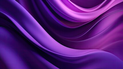 Obraz premium Flowing purple waves creating a luxurious and dynamic abstract background