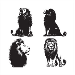 lion head isolated on white,head, lion, animal, vector, cartoon, wild, illustration, tattoo, cat, wolf, dog, mammal, mascot, face, isolated, black, silhouette, symbol, art, white, nature, animals, 