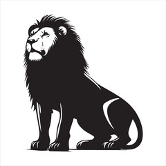 lion head isolated on white,head, lion, animal, vector, cartoon, wild, illustration, tattoo, cat, wolf, dog, mammal, mascot, face, isolated, black, silhouette, symbol, art, white, nature, animals, 