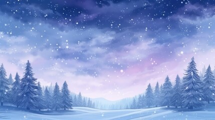 Winter background with snowflakes. Christmas and New Year concept