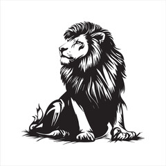lion head isolated on white,head, lion, animal, vector, cartoon, wild, illustration, tattoo, cat, wolf, dog, mammal, mascot, face, isolated, black, silhouette, symbol, art, white, nature, animals, 