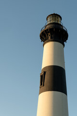 Bodie Island Lighthouse light station in the Outer Banks of North Carolina