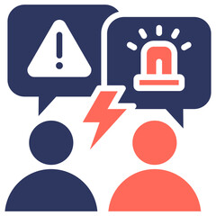 Crisis Communication Icon