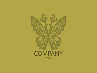 Butterfly Wings W Shaped W Letter Vector Logo, Unique Insect Inspired Font Elegant Beauty Symbol