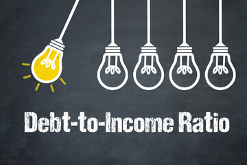 Fototapeta premium Debt-to-Income Ratio