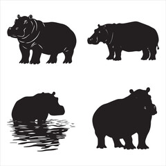 rhino illustration., cartoon, animal, vector, mammal, illustration, wild, hippo, rhino, bear, wildlife, hippopotamus, zoo, nature, animals, rhinoceros, art, big, cute, fun, drawing, elephant, safari, 