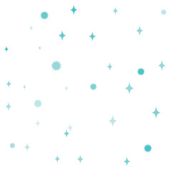 Sparkles and stars seamless pattern
