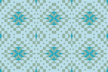 Boho Geometric Pattern Designfolk Embroidery, Aztec Geometric Ornament Print. Design for Carpet, Wallpaper, Clothing, Wrapping, Fabric
