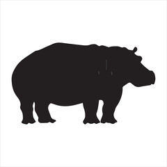 rhino illustration., cartoon, animal, vector, mammal, illustration, wild, hippo, rhino, bear, wildlife, hippopotamus, zoo, nature, animals, rhinoceros, art, big, cute, fun, drawing, elephant, safari, 