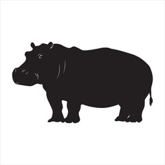 rhino illustration., cartoon, animal, vector, mammal, illustration, wild, hippo, rhino, bear, wildlife, hippopotamus, zoo, nature, animals, rhinoceros, art, big, cute, fun, drawing, elephant, safari, 