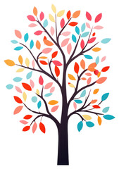 PNG  Tree minimal painting art architecture.