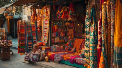 Obraz premium Minimalist background highlighting Indian traditions during Navratri and Durga Puja, perfect for cultural advertisements and festive worship ceremonies.