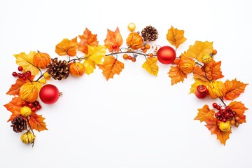 Autumn winter halloween thanksgiving background frame