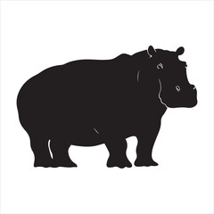 rhino illustration., cartoon, animal, vector, mammal, illustration, wild, hippo, rhino, bear, wildlife, hippopotamus, zoo, nature, animals, rhinoceros, art, big, cute, fun, drawing, elephant, safari, 