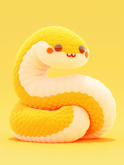 Zodiac plush style mascot Chinese snake
