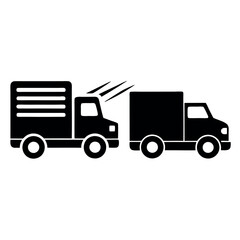 Fototapeta premium Delivery track icon vector illustration.