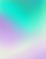 Fototapeta premium Abstract Gradient Background in Pastel Purple and Mint Green