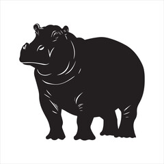 rhino illustration., cartoon, animal, vector, mammal, illustration, wild, hippo, rhino, bear, wildlife, hippopotamus, zoo, nature, animals, rhinoceros, art, big, cute, fun, drawing, elephant, safari, 