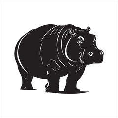 rhino illustration., cartoon, animal, vector, mammal, illustration, wild, hippo, rhino, bear, wildlife, hippopotamus, zoo, nature, animals, rhinoceros, art, big, cute, fun, drawing, elephant, safari, 
