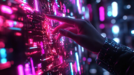 Digital Interaction with Neon Technology