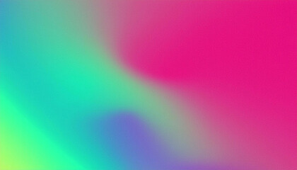 Abstract Gradient Background with Pink, Blue and Green Colors