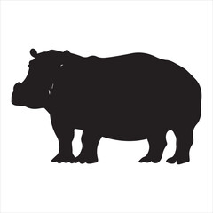 rhino illustration., cartoon, animal, vector, mammal, illustration, wild, hippo, rhino, bear, wildlife, hippopotamus, zoo, nature, animals, rhinoceros, art, big, cute, fun, drawing, elephant, safari, 
