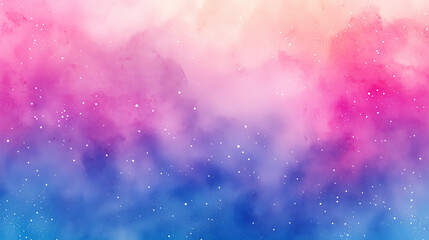Obraz premium An abstract background featuring a watercolor night sky with stars, watercolor, night, sky