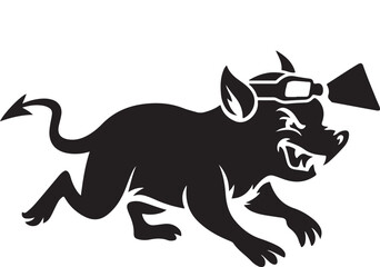 A little tasmanian devil vector image