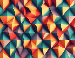 Pattern stock abstract 3D geometrical optical illusion background
