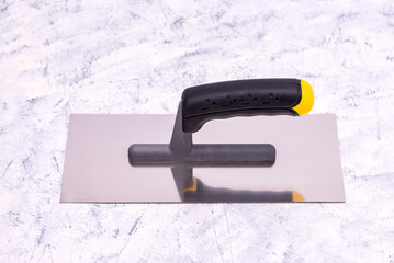 Metal trowel for plastering