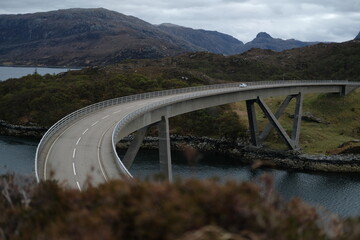 Obraz premium A bridge on the NC500 in Scotland