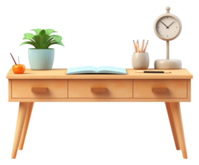 PNG Desk furniture table electronics.