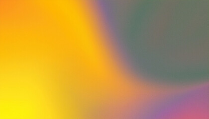 Abstract Blurred Gradient Background in Yellow, Orange, Green and Purple