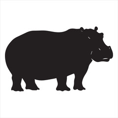 rhino on white background cartoon, animal, vector, illustration, mammal, wild, hippo, rhino, wildlife, bear, nature, zoo, hippopotamus, rhinoceros, art, fun, safari, drawing, comic, elephant, animals,