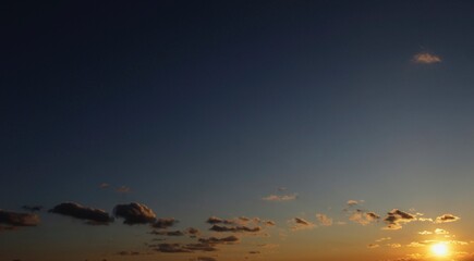 Sunset - Bottom Right Orientation