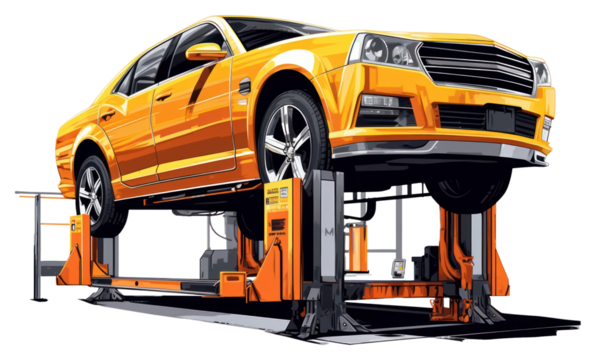 PNG Car lift vehicle bumper wheel. - Powered by Adobe