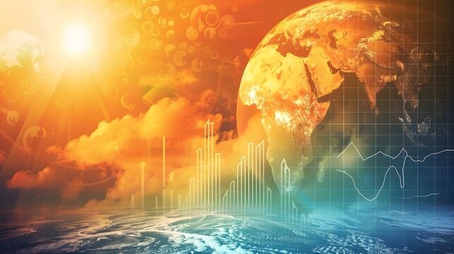 Exponential Global Temperature Rise Highlighted in Comprehensive Data Visualization