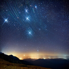 Naklejka premium 별 그리기