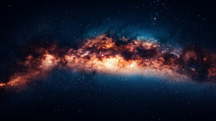 Fototapeta premium Galaxy, milky way, background with stars, background with space