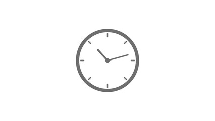 Analog Clock Icon Illustration Background.