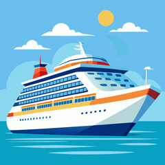 cruise ships in the sea