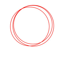 abstract red circle